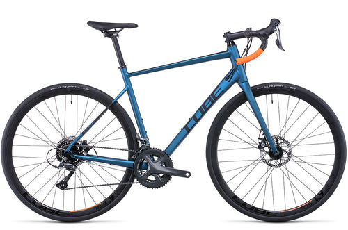 Bicicleta Cube Attain Atlanticblue N' Orange talla 53 2022