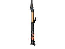 Cargar imagen en el visor de la galería, Fox 2023 22, 34, K, FLOAT, 29in, F-S, 140, FIT4, 3Pos-Adj, Shiny Blk, Orange/Gloss Blk Logo, Kabolt 110, BLK, 1.5 T, 44mm Rake, AM