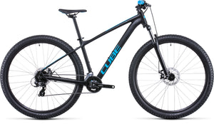 BIcicleta Cube AIM Black N' Blue talla 18" 29" M 2022