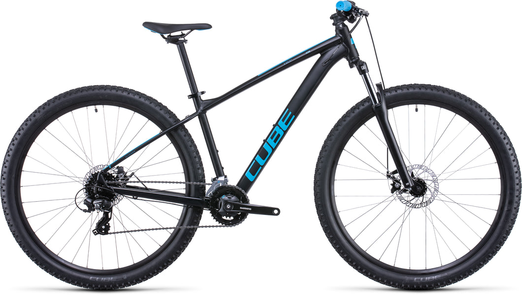 BIcicleta Cube AIM Black N' Blue talla 18