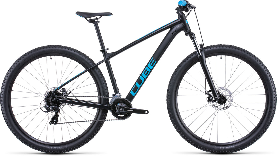Bicicleta Cube AIM Black N' Blue talla 22