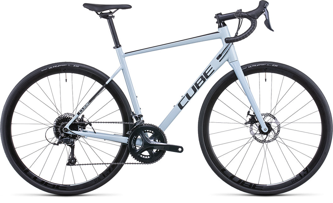 Bicicleta Cube Attain pro Skygrey N' Black talla 53 2022